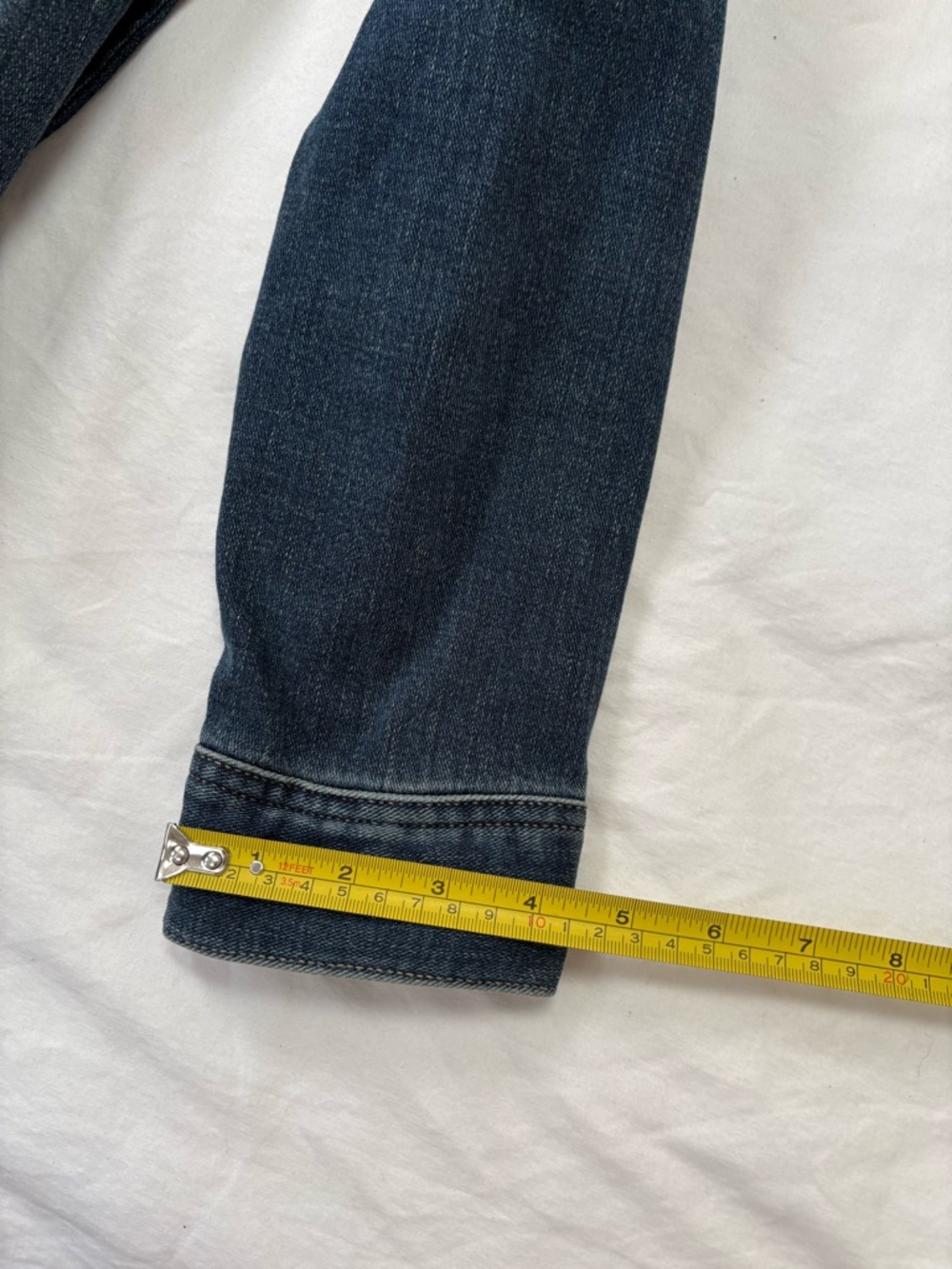 Liverpool Dark Blue Denim Jacket with Front Patch Pockets - Picture 11 of 14